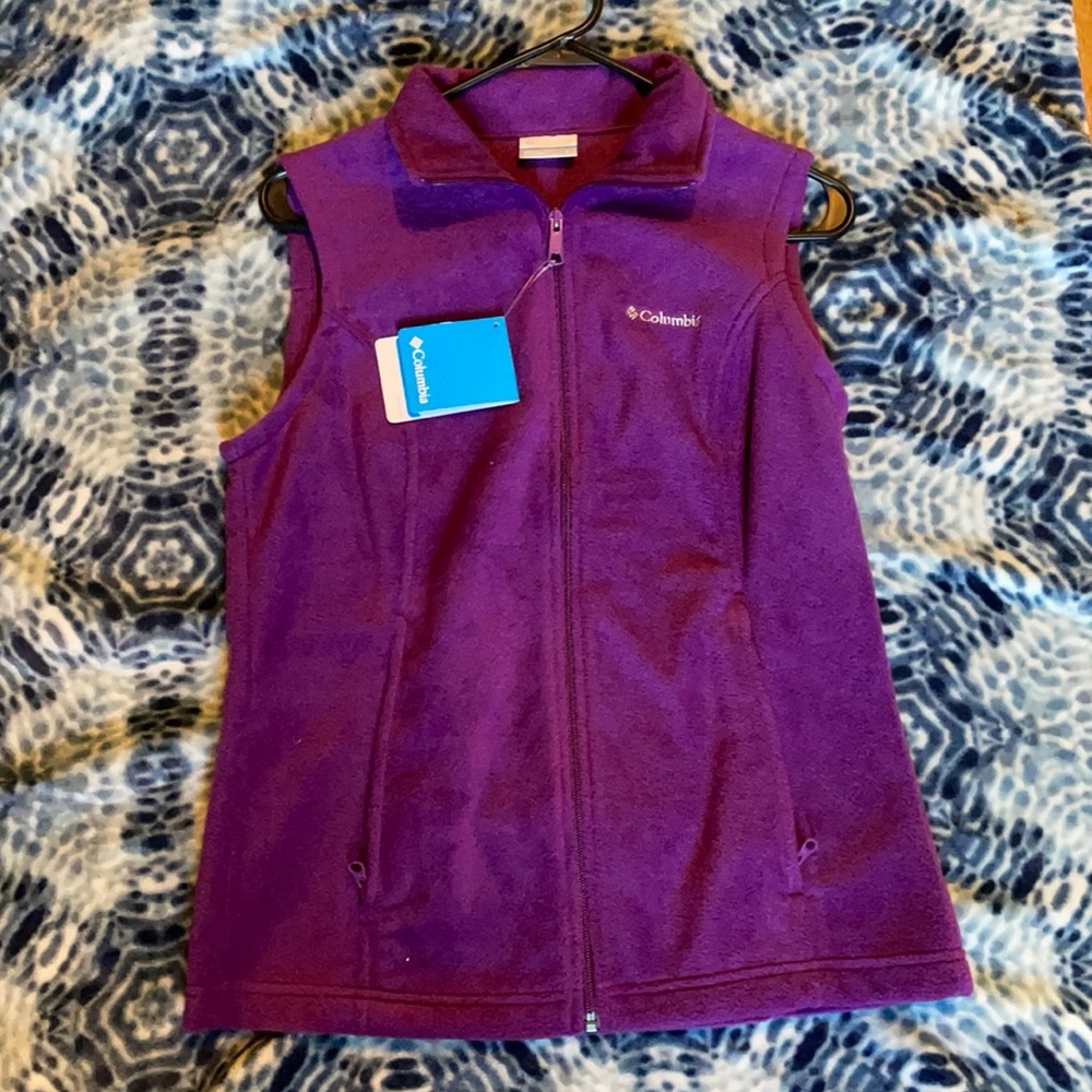Purple Columbia vest